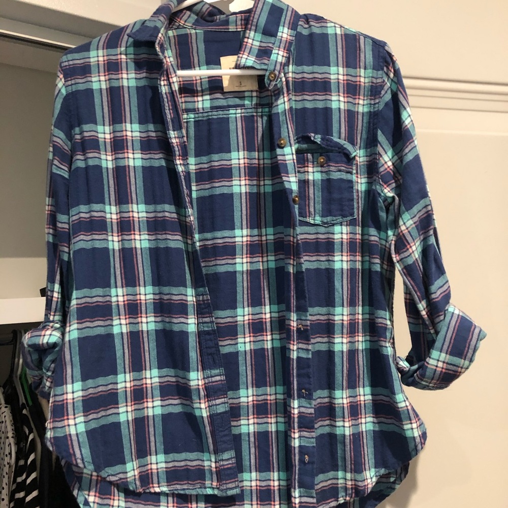 Hollister plaid shirt